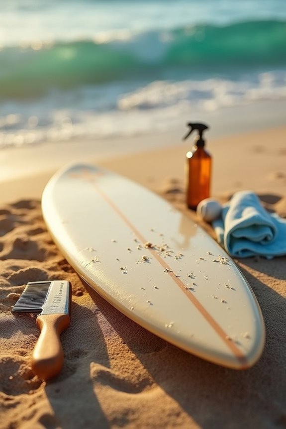 remove surf wax easily