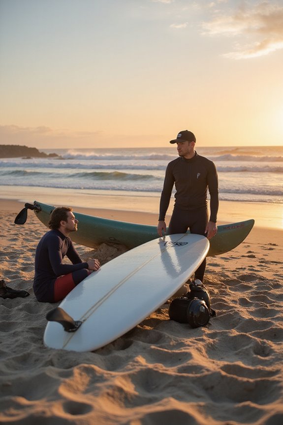 stylish surfing hooded rash guards