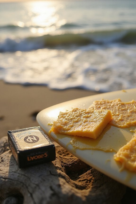 surf wax enhances grip stability