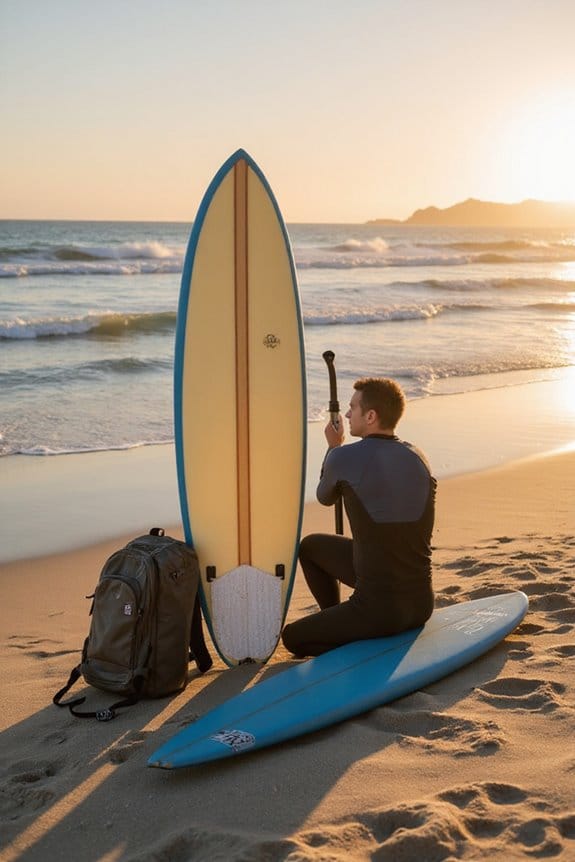 surfing art thrill waves