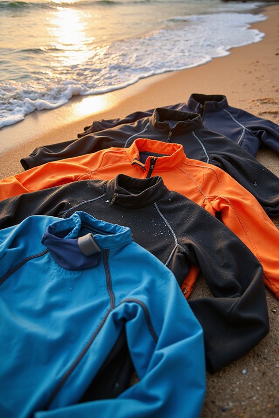 surfing protective outerwear garments