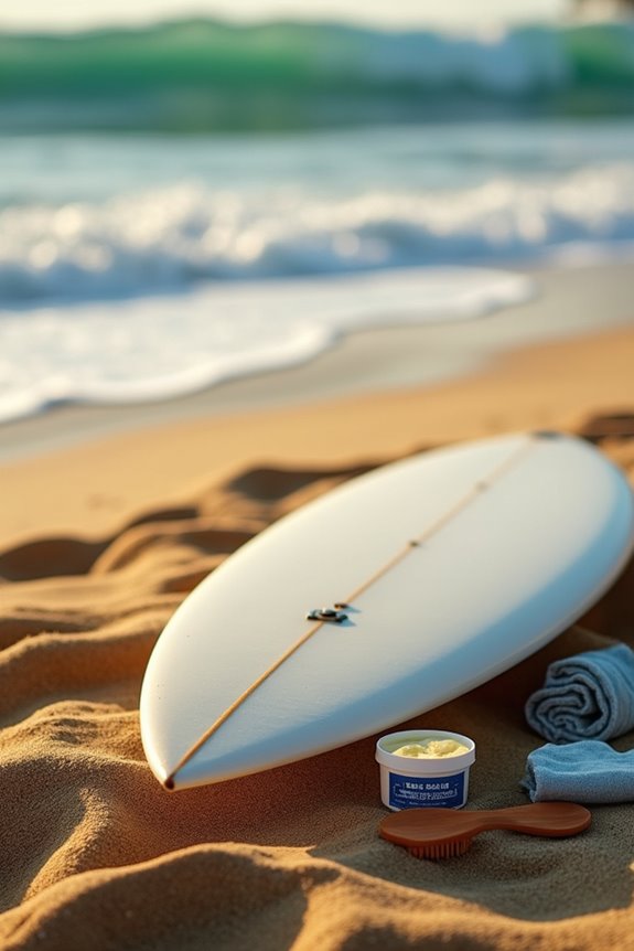 waxing a surfboard properly